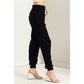 DZ23A546-Linen Drawstring Jogger Pants