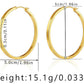 Simple Cool Circle Endless Hoop Earrings