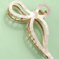 JUMBO CELLULOSE CASTING BOW HAIR CLAW CLIPS