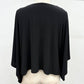 Flowy V-Neck Poncho Top