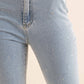 22418P - Studded Rhinestone Denim Jeans