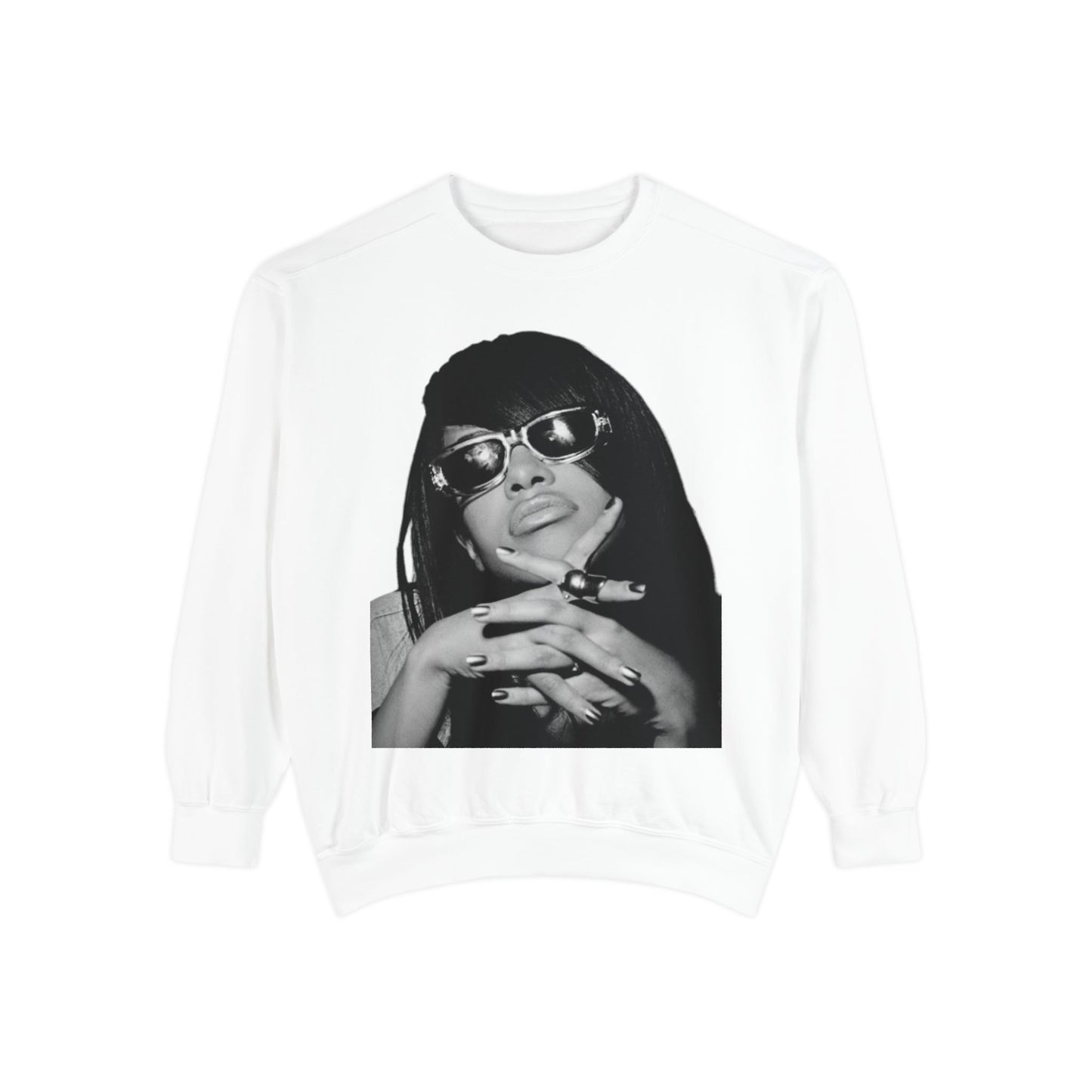 “Black Diamond” Graphic Unisex Garment-Dyed Sweatshirt