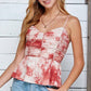 Sunburst Swirl Peplum Top