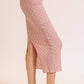 Boho Textured Maxi Skirt
