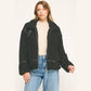 DEVIN FAUX SHEARLING AVIATOR JACKET