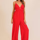 Airflow Tie-Back Wide Leg Jumpsuit