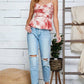 Sunburst Swirl Peplum Top