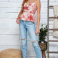 Sunburst Swirl Peplum Top