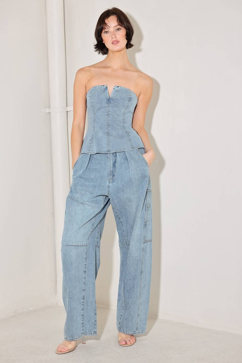 Washed Barrel Jeans