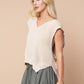 Sleeveless Solid Knit Top