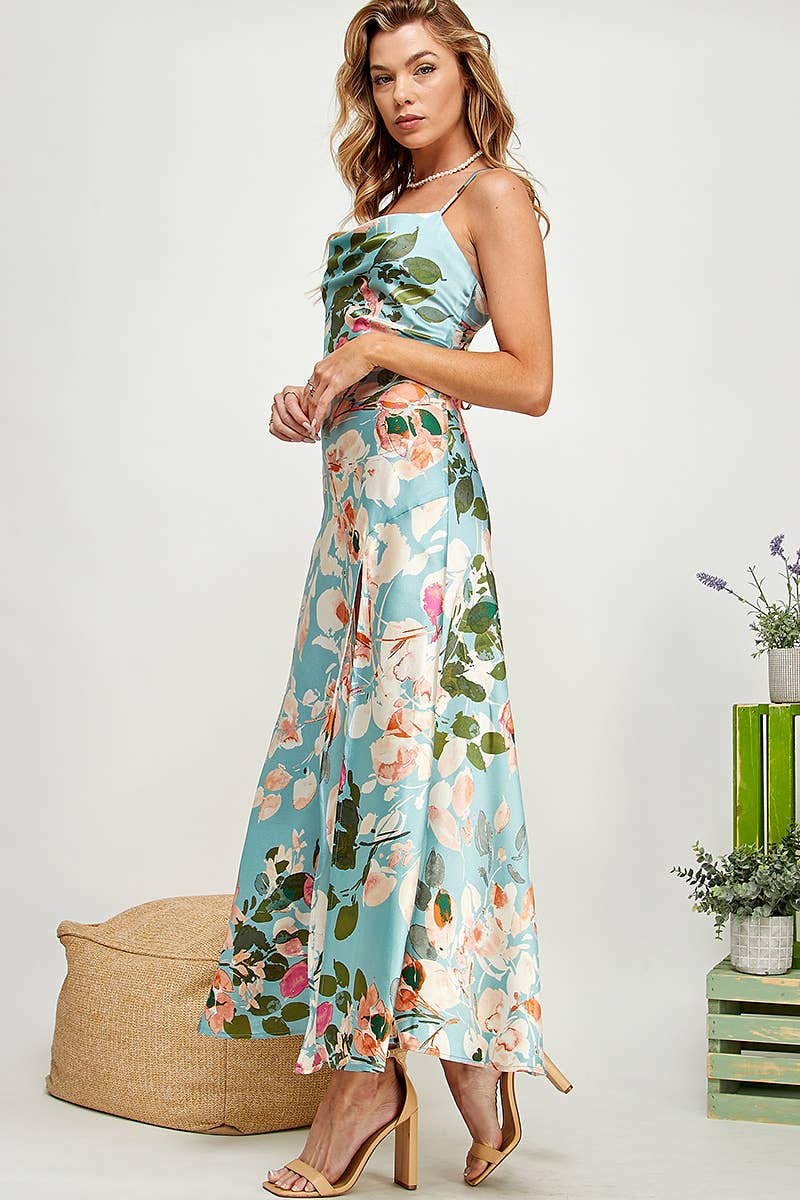 Floravella Satin Dress