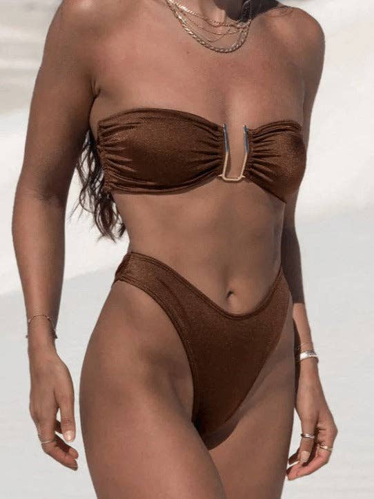 Sexy Strapless Bikini Swimwear DP25C542