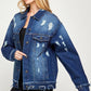 OVERSIZED COTTON DENIM JACKET