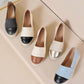 Trendy Bicolor Wedge Espadrille H8-925