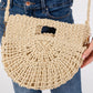Braided Semi Circle Tote Bag