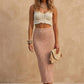 Boho Textured Maxi Skirt