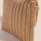 Intricate Paper Weave Envelope Clutch Bag