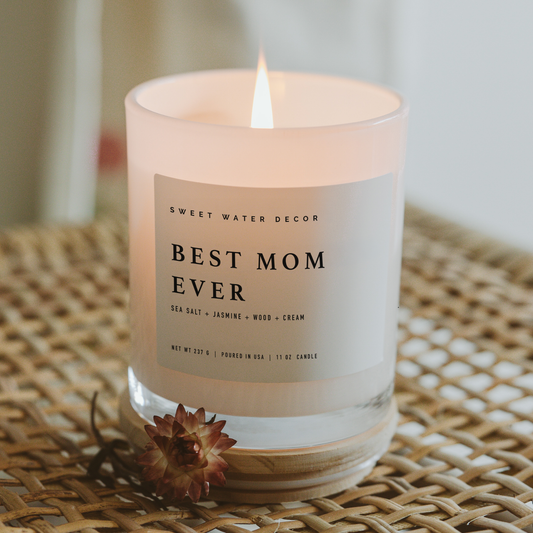 Best Mom Ever! 11 oz Soy Candle - Home Decor & Gifts