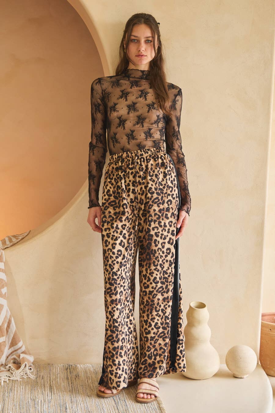 Leopard Printed Pants