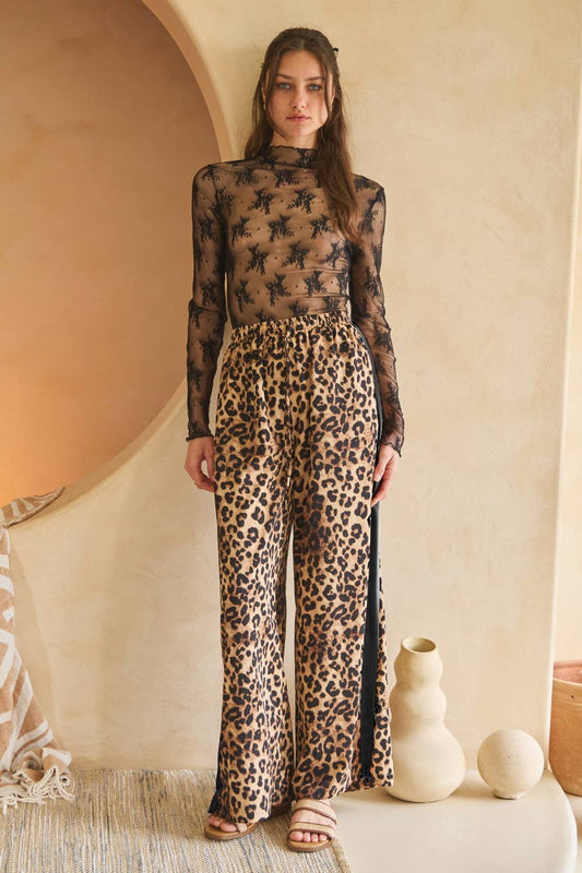 Leopard Printed Pants