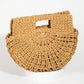 Braided Semi Circle Tote Bag