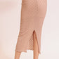 Boho Textured Maxi Skirt