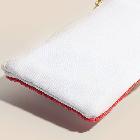Shrimpy Beaded Coin Purse