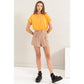 DZ24C377-D-ALL TIME FUN HIGH WAIST LINEN SHORTS