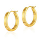 Simple Cool Circle Endless Hoop Earrings