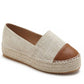Trendy Bicolor Wedge Espadrille H8-925