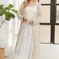CESW3831- LONG SLEEVES CROCHET ELASTIC CARDIGAN