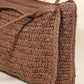 Straw Braided Rectangle Tote Bag