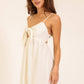 Airflow Tie-Front Cutout Mini Dress