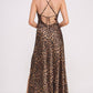Savage Nights Leopard Satin Maxi Slip Dress