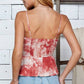 Sunburst Swirl Peplum Top