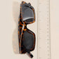 Acetate Rectangle Sunglasses Set