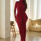 The Fatima Wrap Tie Maxi Dress