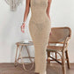 Hollow Out Slit Swim Cover Up