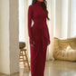 The Fatima Wrap Tie Maxi Dress
