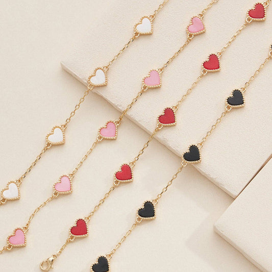 Black Hearts Bracelet