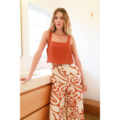 Strapless Print Jumpsuit