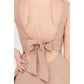 Sleeveless Open Back Peplum Top