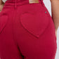 Heart Shaped Back Pockets High Waisted 90's Straight- PLUS