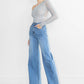 Stud Wide Leg Jeans