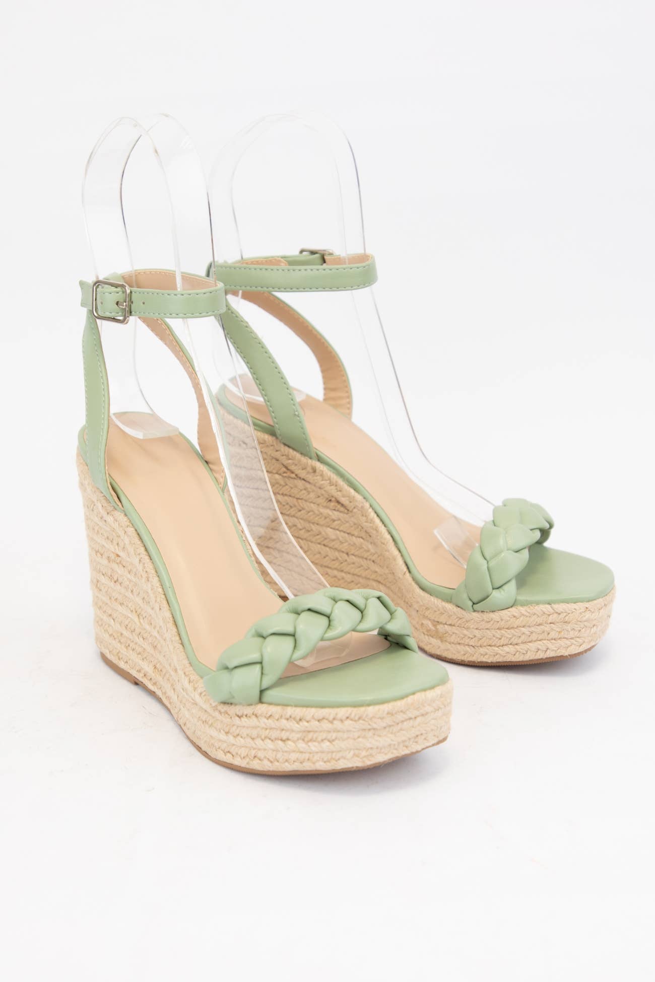 WEEKLY DEAL MICHELA BRAID STRAP ESPADRILLES WEDGE