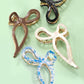 JUMBO CELLULOSE CASTING BOW HAIR CLAW CLIPS