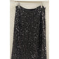 The Stella Sequined Pencil Skirt with Side Slit