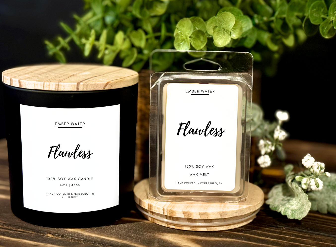 Flawless 16 oz 100% Soy Candle