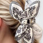 PAISLEY BOHO VINTAGE HAIR CLAW CLIPS