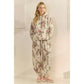 Floral Printed French Terry Hoodie